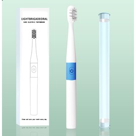 Disposable Electric Toothbrush for Adults Deep Clean Sonic Electric Toothbrush Set with Separate Travel Case, 100 days of use, Suitable for Daily Oral Care, Essentials for Business Travel and Vacation