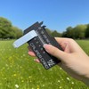 Hikiwin 2 Pcs Mini Vernier Caliper Keychain, Miniature Measuring Tool
