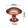 12 PCS Cupboard Door Knobs with Screws Mushroom Shaped Handle