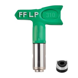 310 Fine Finish Low Pressure Airless Spray Tip, Pattern Size 6 in to 8 in, Thread Size 7/8 in for Airless Paint Spray Guns Green (Green)