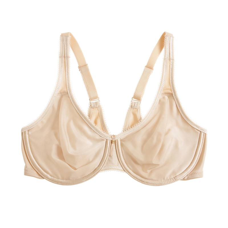 Wacoal Women's Basic Beauty Unlined Full Figure Underwire Bra, Naturally