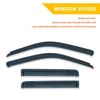 PLDDE in-Channel Rain Guards Compatible with 2001-2005 Sport Trac 1997-2001
