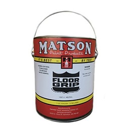 Matson Paint Products Floor-Grip Alkyd Non-Skid Deck and Walkway Coating, Light Gray, 1 Gallon