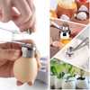 2er-Pack Eieröffner + Eigelb- und Eiweißtrenner, eier öffner, eieröffner stainless