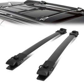 OE Style Aluminum Bolt on Roof Rack Rail Cross Bars for Luggage Cargo Carrier Compatible with Toyota Sienna 2011-2018