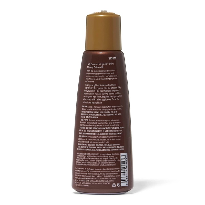Silk Elements MegaSilk Olive Glossing Polish