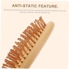 Vaguelly 3Pcs Bamboo Scalp Massage Comb Static Hair Brush for