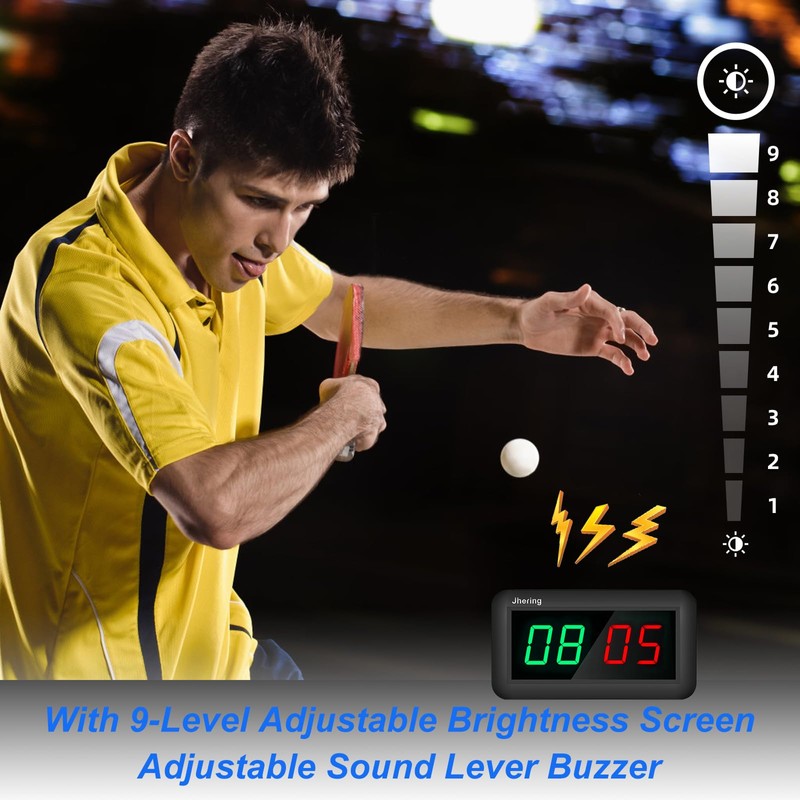Jhering Electronic Scoreboards with Remote, Portable Score Keeper, Digital Scoreboard