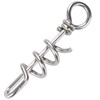 5 Pcs Bird Parrots Foot Ring Buckle Stainless Steel Foot