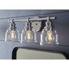Progress Lighting Ambrose Collection 21 in. 3-Light Polished Chrome Clear