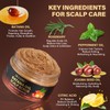 Batana Oil Scalp Scrub, Hair Scrub with Mint Rosemary, 2-in-1