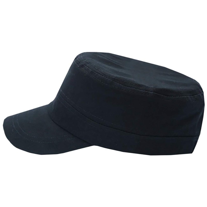 CHROME CRANE CB056 Men's Women's Solid Military Cap, Hat, Work