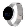 Smart Bracelet Wristband Waterproof Fitness Sleep Heart Rate Recorder (Silver
