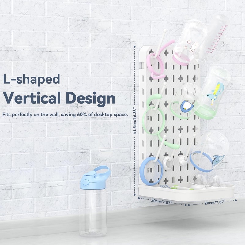Baby Bottle Drying Rack Bottle Dryer Rack for 12 Bottle