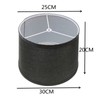 Removable Folding Linen Lampshade Cowl DIY Homemade Table Lamp Accessories