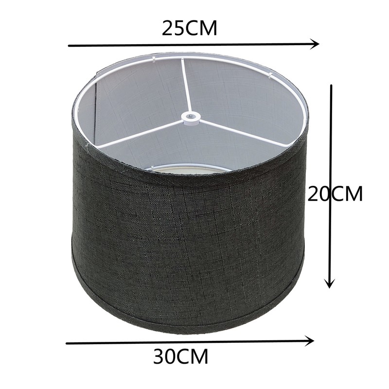 Removable Folding Linen Lampshade Cowl DIY Homemade Table Lamp Accessories