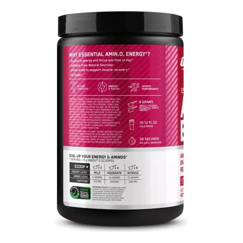 Aminoacidos On Amino Energy 30 Servicios Strawberry Lime
