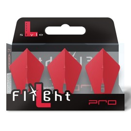 1 SET L STYLE CHAMPAGNE DART FLIGHTS ASTRA RED