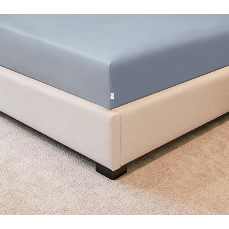 LYMA Bedding Fitted Sheet, Double, Deep Pockets 30CM, OEKO-TEX Certified,