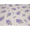 BIANCHERIAWEB Tablecloth for Kitchen and Living Room Lavender Design Made