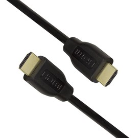 LogiLink CH0076, 2x 19-pin Male HDMI High Speed with Ethernet (V1.4) Cable Gold – Black, Polytasche