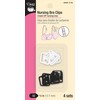 Dritz 56698-12-66 Maternity Bra Clips-White & Black 4 Sets 4,