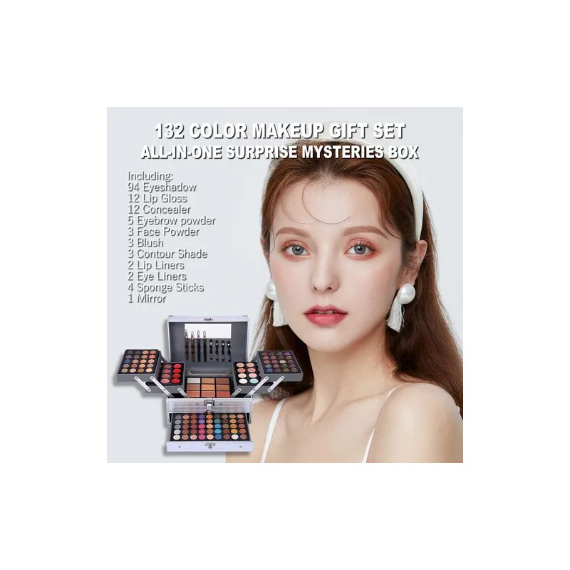 Miss Rose 190 - Kit De Maquillaje Para Maquillaje, Paleta