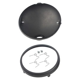 Riloer Motorcycle Headlight Housing Headlight Cover Holder Retro Headlight Housing