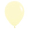 Betallic 11" Pastel Matte Yellow Latex Balloons 100 Count