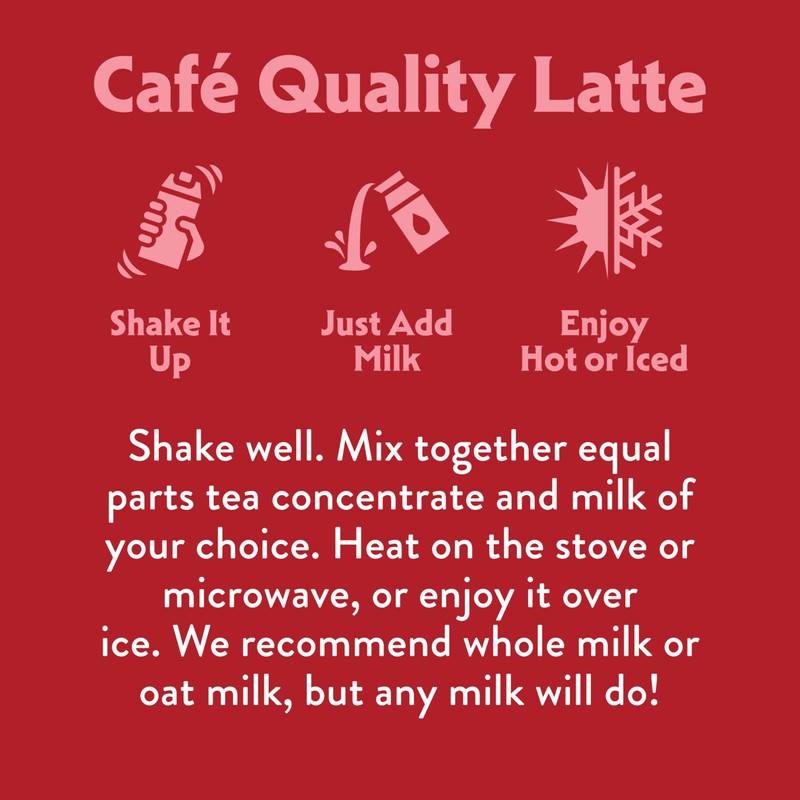 STASH Double Spice Chai Latte Concentrate - Barista Style Caffeinated