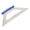 Woodworking Triangle Ruler Carpenter Square 140mm Dual Scale Measuring Scribing