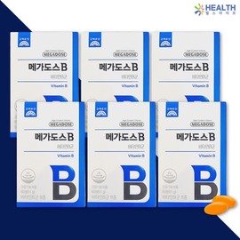 Goryeo Eundan Korea Eundan Megadose B Vitamin B Complex 850mg x 60 tablets 6 boxes H / 고려은단 메가도스B 비타민B군 850mg x 60정 6박스 H