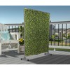 Coarbor 40" H x 40" W Mobile Hedge Room Divider