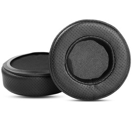 YDYBZB HDJ-CUE1 Ear Pads Ear Cushions Memory Foam Replacement Compatible with Pioneer DJ HDJ-CUE1 Headphones Protein Leather Earpads Black