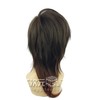 Cosplay Wigs Mixture Dark Brown guradyie-syon Semi Long Medium Men's
