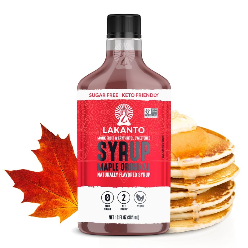 Lakanto Sugar Free Maple Syrup With Monk Fruit & Erythritol