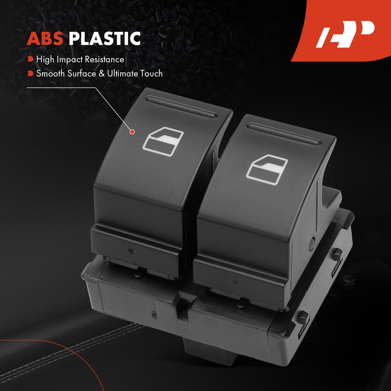 A-Premium Power Window Switch Compatible with Volkswagen Beetle 2003-2010, Convertible,