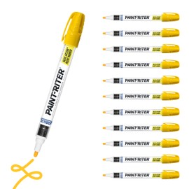 LACO Markal 96821 VALVE ACTION Industrial Marker, Yellow,