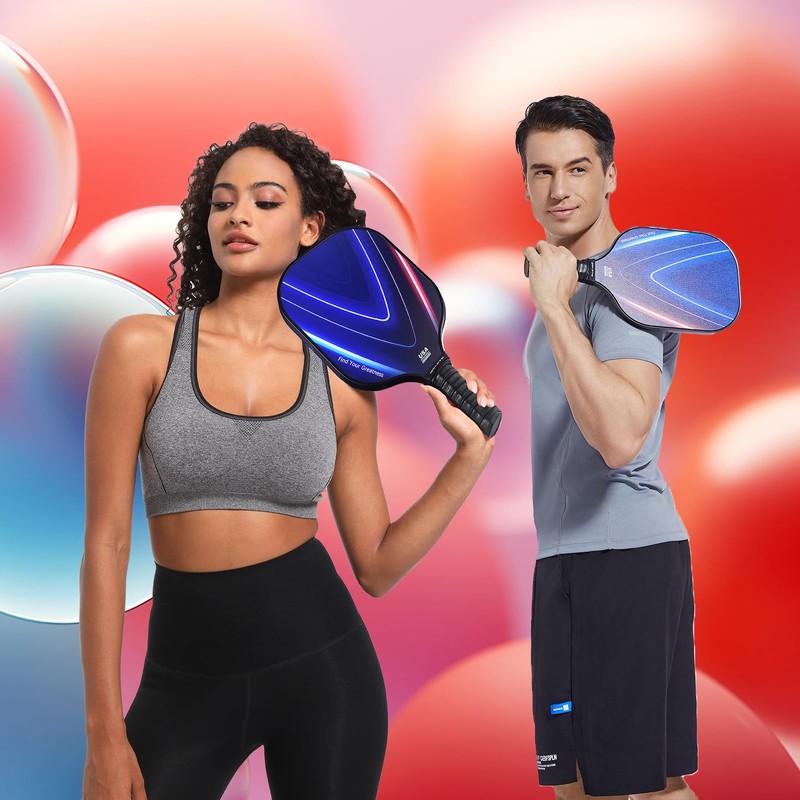 2024 Pickleball Set 2 Paddles, 4 Pickleball Balls, Cooling Towels,sweatband,