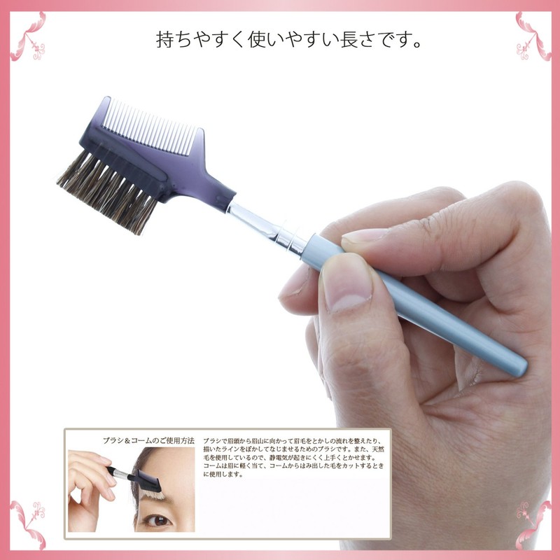 Shishida Seishindo PA-05 Makeup Brush, Brush & Comb