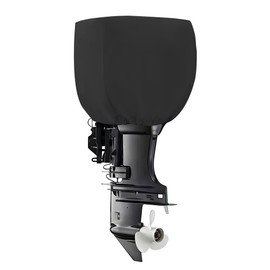 Outboard Cover, Waterproof Boat Motor Outboard Motor Cover, 420D Oxford Semi-Wrapped Boat Motor Cover for Outboard Motor, Suitable for 0-250 HP Outboard Engine