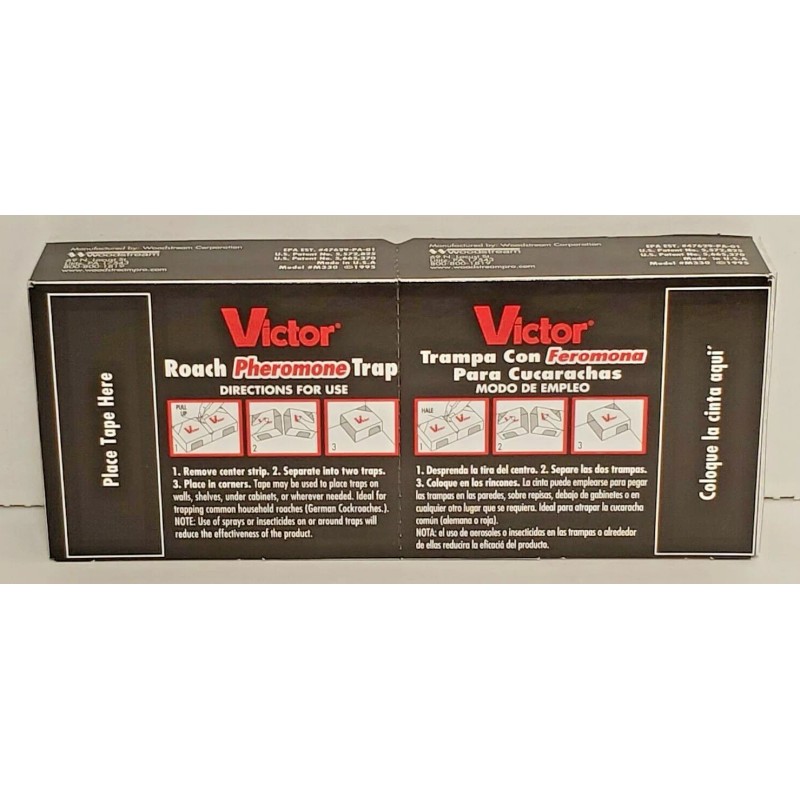 Victor Roach Pheromone Traps M330 - 12 TRAPS - Monitor