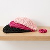 Lurrose 3 redecillas de ganchillo para el cabello: gorros de
