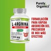 L Arginina Pure, Vegana, 90 Cápsulas. Purely Organics. Sabor Sin