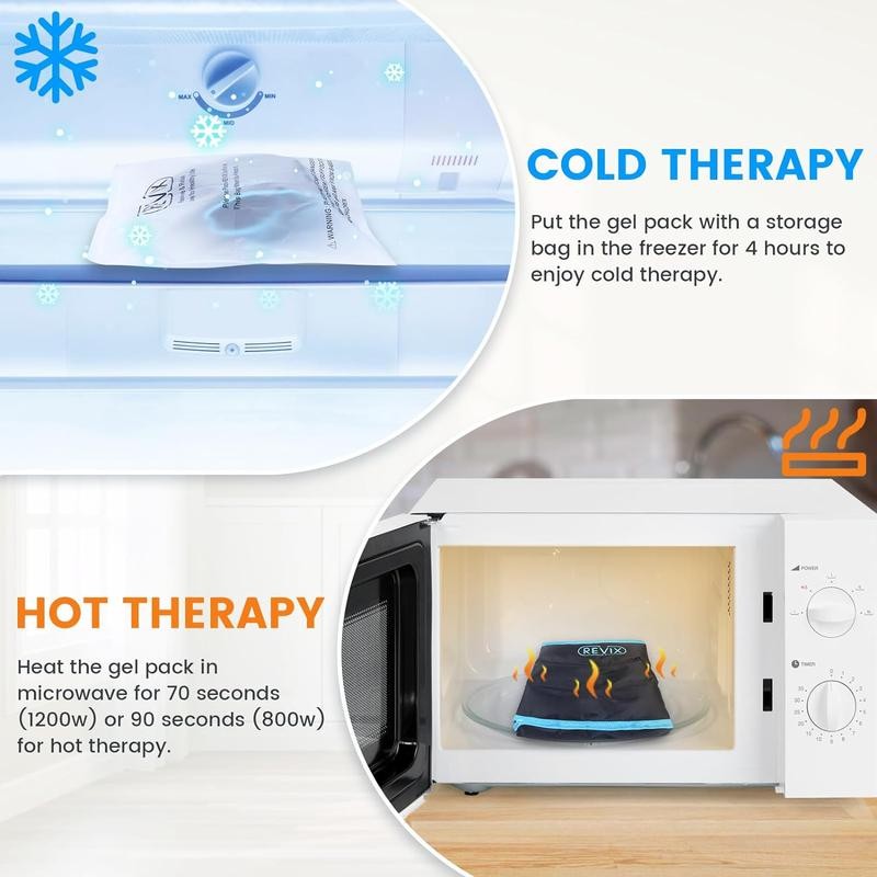 REVIX Upgraded 3D Sewing Reusable Shoulder Ice Pack 1 Pack