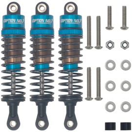 HobbyMarking Aluminum Oil Shocks Absorbers Damper Set For Tamiya 2WD Novafox Thunder Shot RC Off-Road Car Upgrade Parts