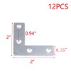 MY MIRONEY 2" x 2" Flat L Shape Repair Bracket