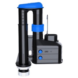 Universal Dual Flush Toilet Syphon Adjustable 7.5" to 9.5" with Internal Overflow - Toilet Flush System Replacement Siphon WRAS Approved