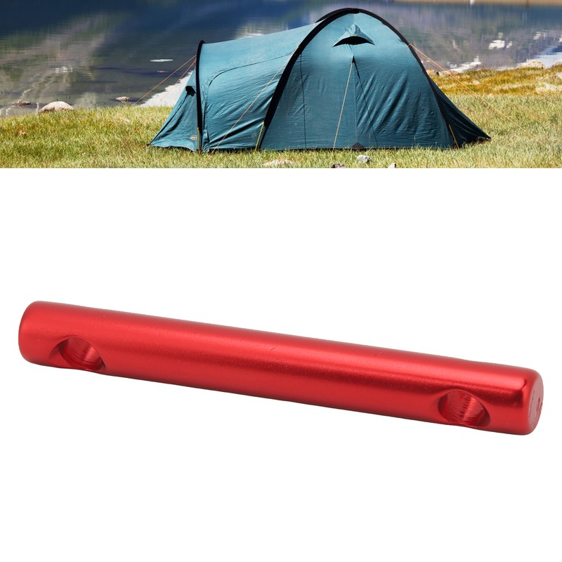 10 Pcs Aluminum Alloy Dual Holes Tent Line Stopper Cord
