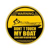 siviwonder Car Sticker Sport Boat Dont Touch My Boat Funny